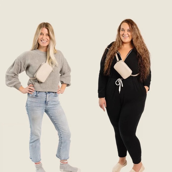 ela / Micro Belt Bag in Dove Pebble (Jilly Box exclusive) - Picture 3 of 3